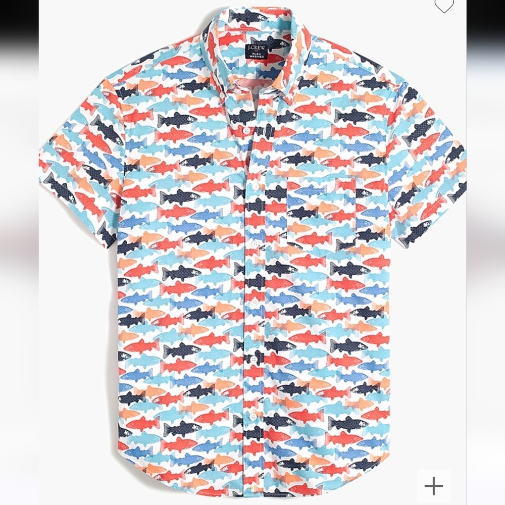 Jcrew mens Flex Washed button up shirt
